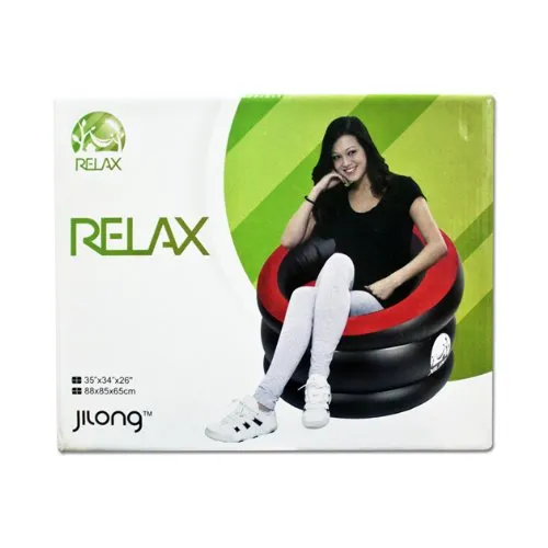 Love The Movie Inflatable Chair - 88 x 85 x 65 cm Red/ Black