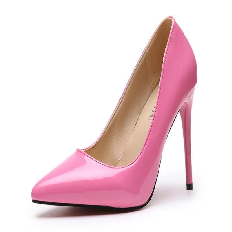 LuxePoint Patent Stiletto Pumps