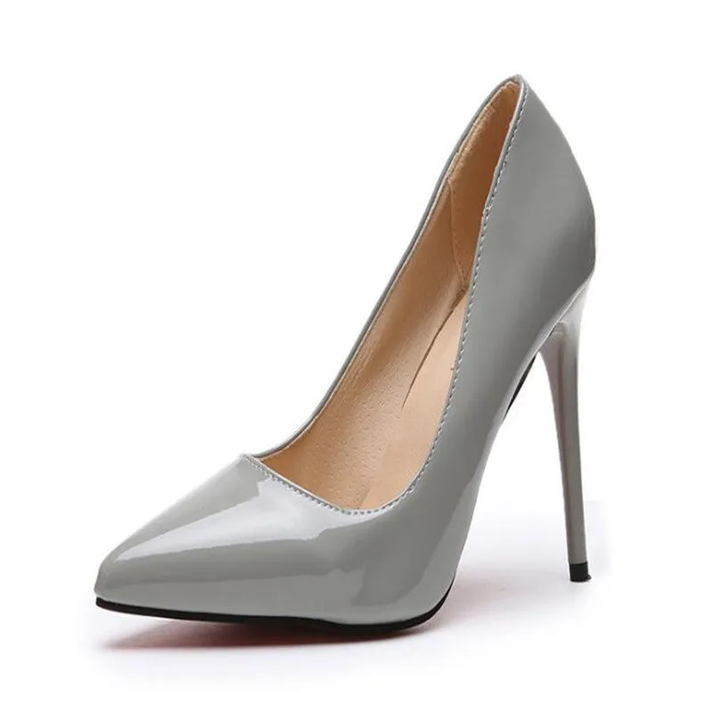 LuxePoint Patent Stiletto Pumps