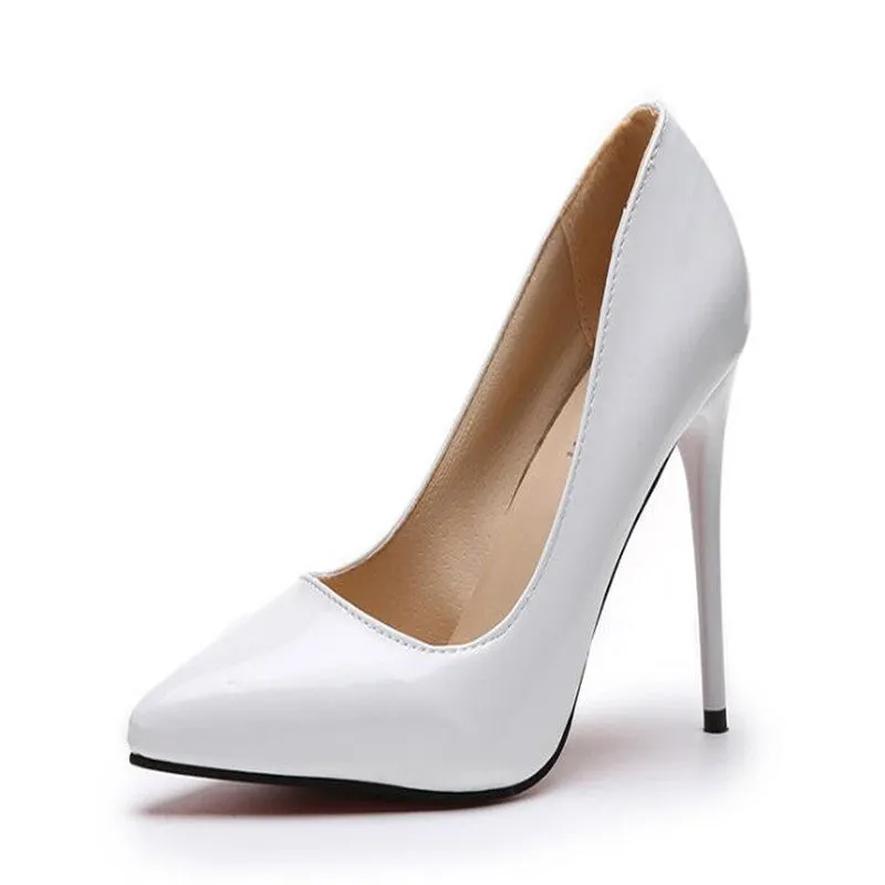 LuxePoint Patent Stiletto Pumps