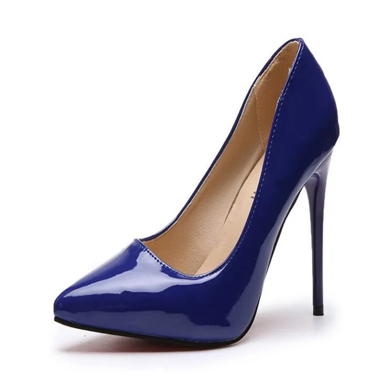 LuxePoint Patent Stiletto Pumps