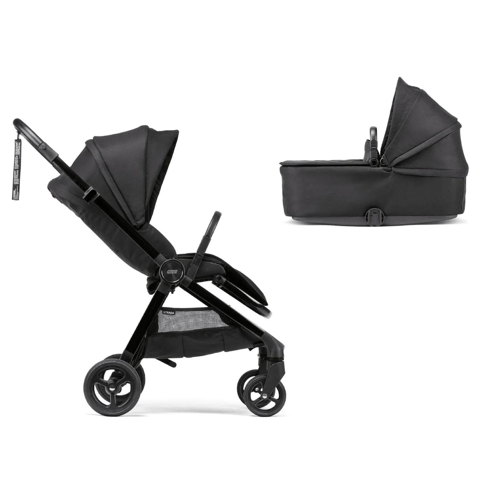 Mamas & Papas Strada Pushchair & Carrycot - Carbon