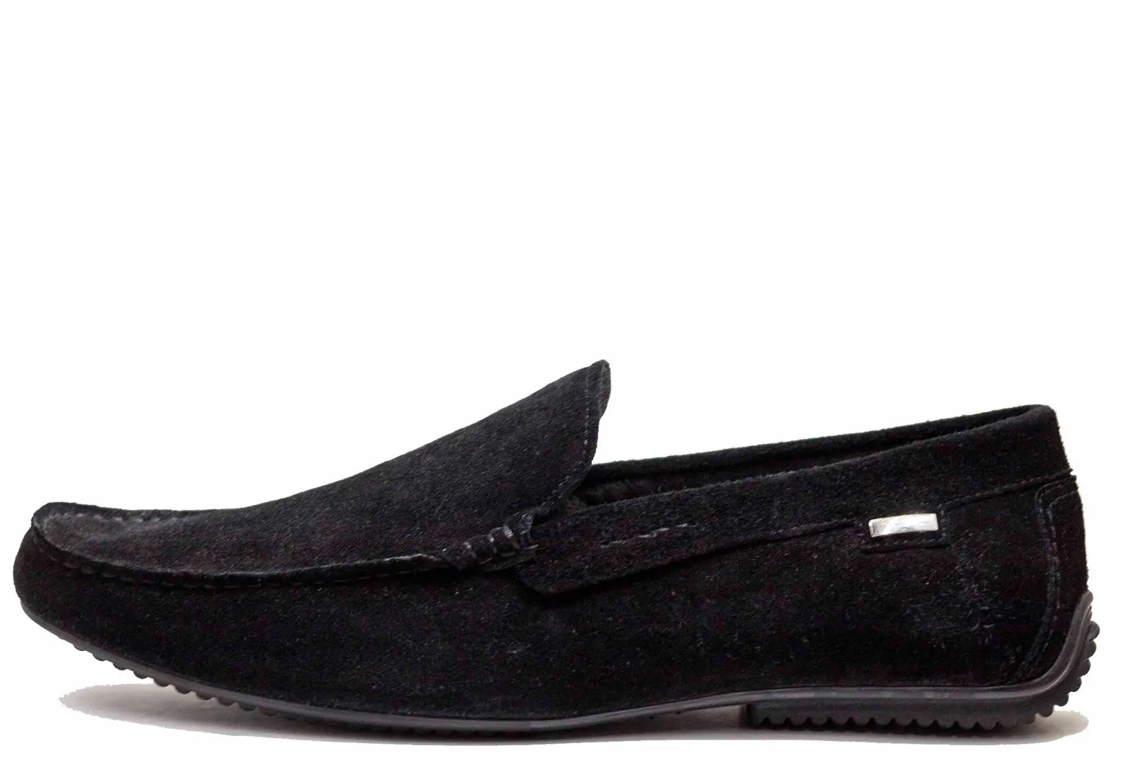 Mario Samello Men's Black Suede Loafer 2060-T303