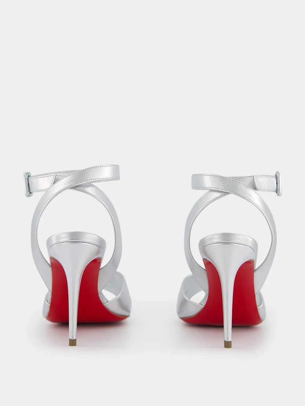 Mariza 85mm Metallic Leather Sandals