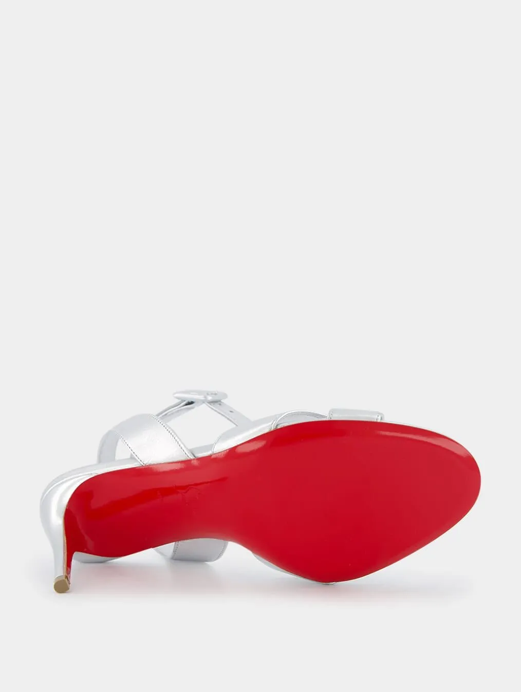 Mariza 85mm Metallic Leather Sandals