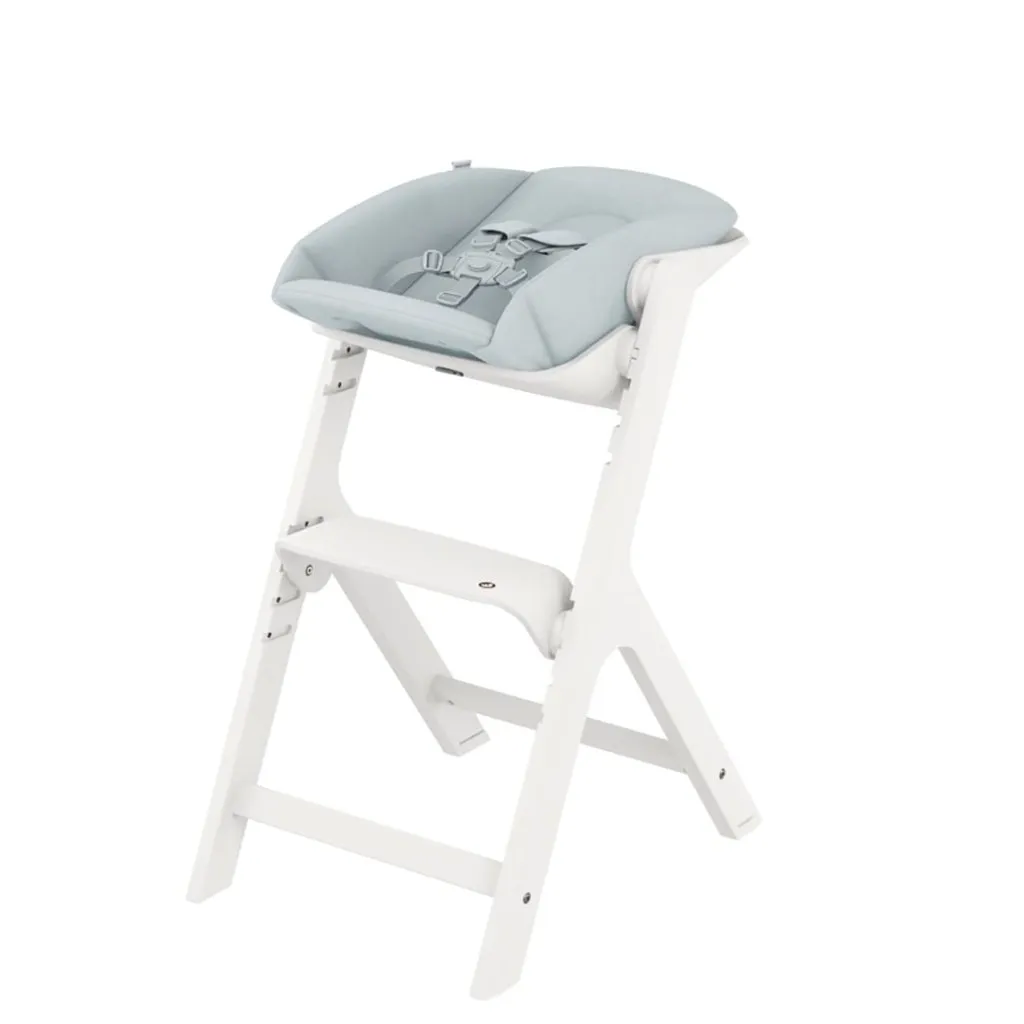 MAXI COSI Nesta Complete Bundle Kit high chair with newborn, baby & toddler kit - White
