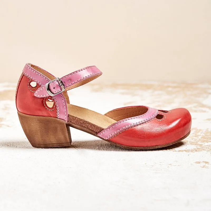 May |  Orthopaedic Sandals with Low Heel