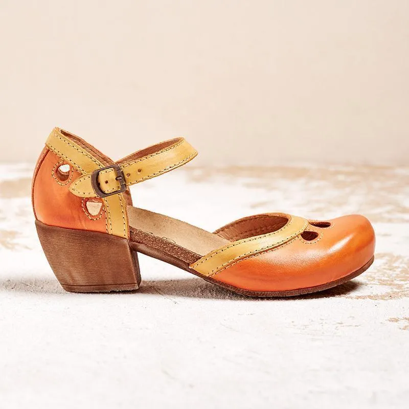 May |  Orthopaedic Sandals with Low Heel