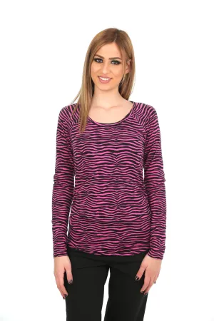 MK Zebra Print Top