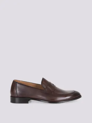 MOCASSINO IN PELLE CON PENNY