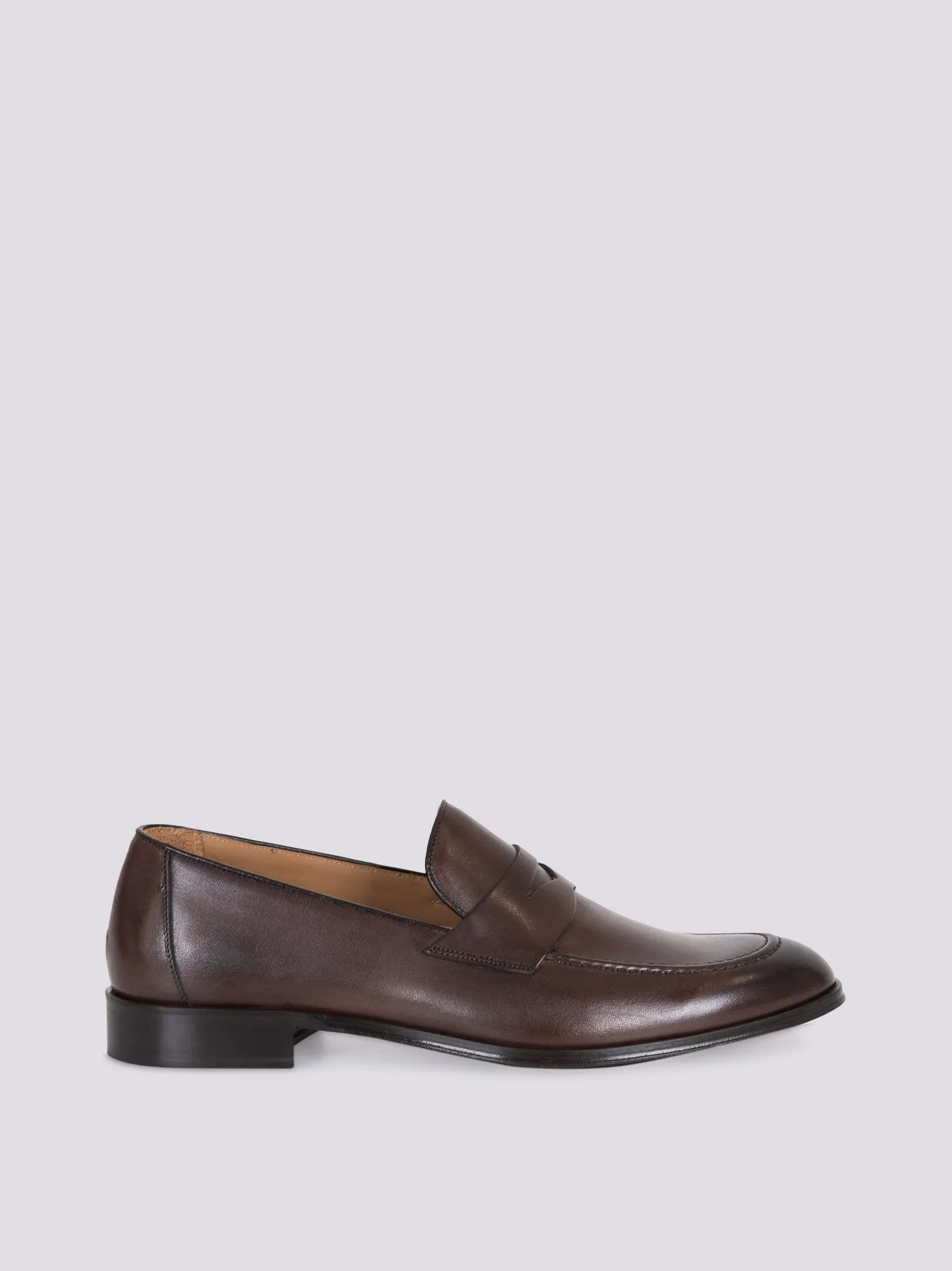 MOCASSINO IN PELLE CON PENNY