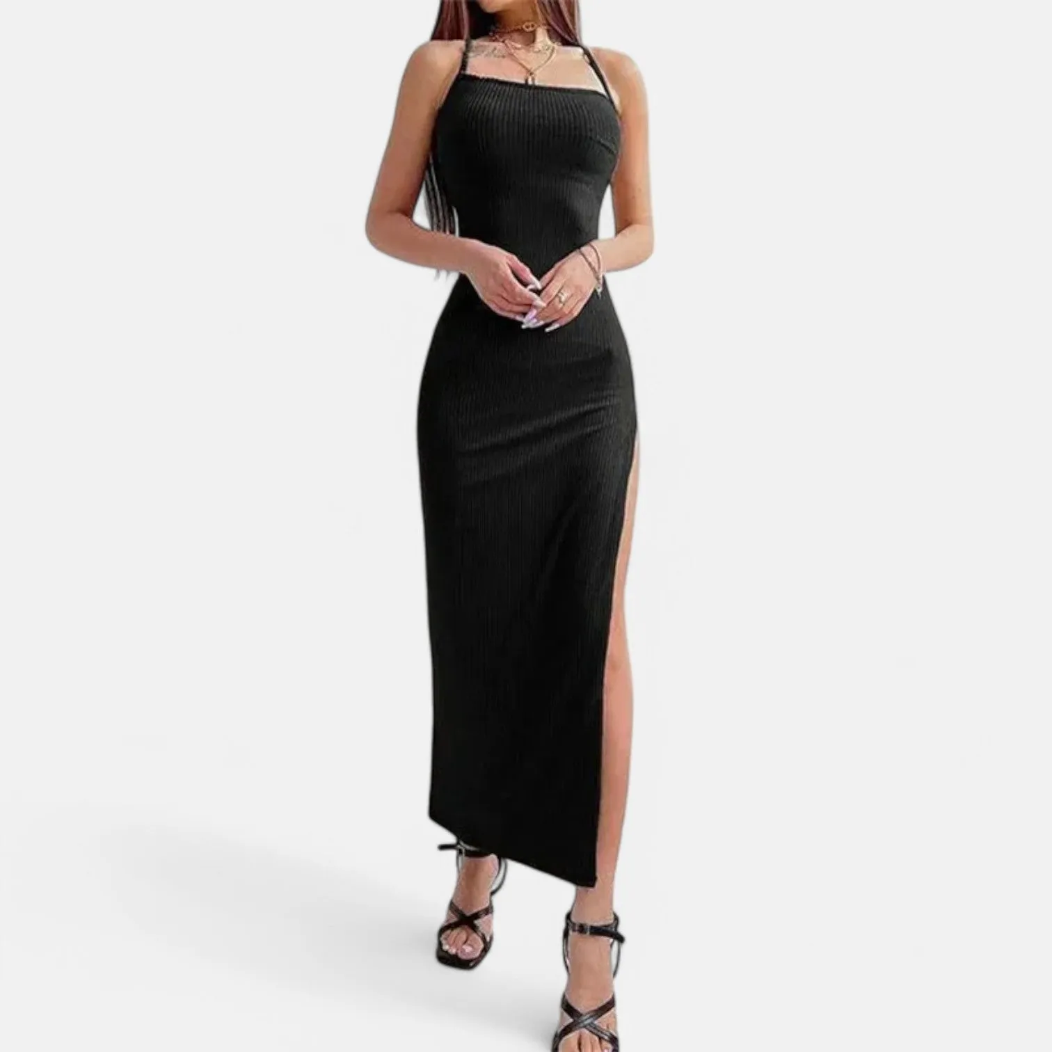 Monacogents | Women's Long Sleeveless Bodycon Dress