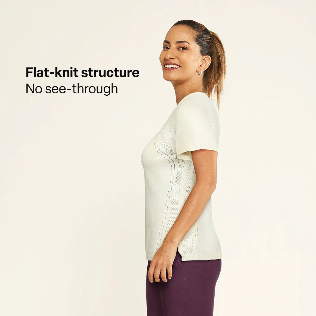 Move All Day Pointelle Top