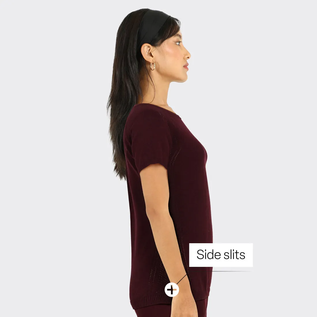 Move All Day Pointelle Top