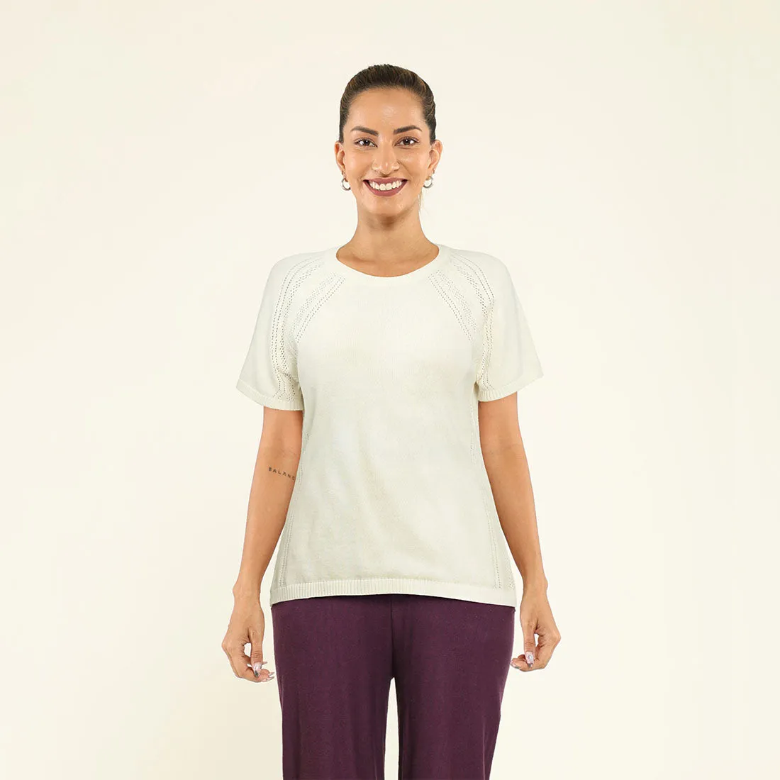 Move All Day Pointelle Top