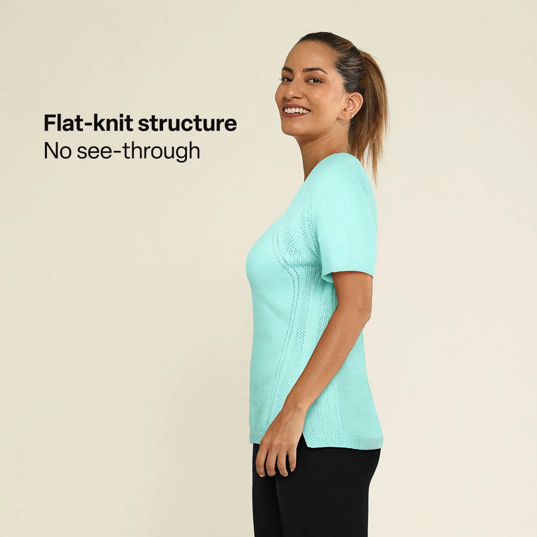 Move All Day Pointelle Top