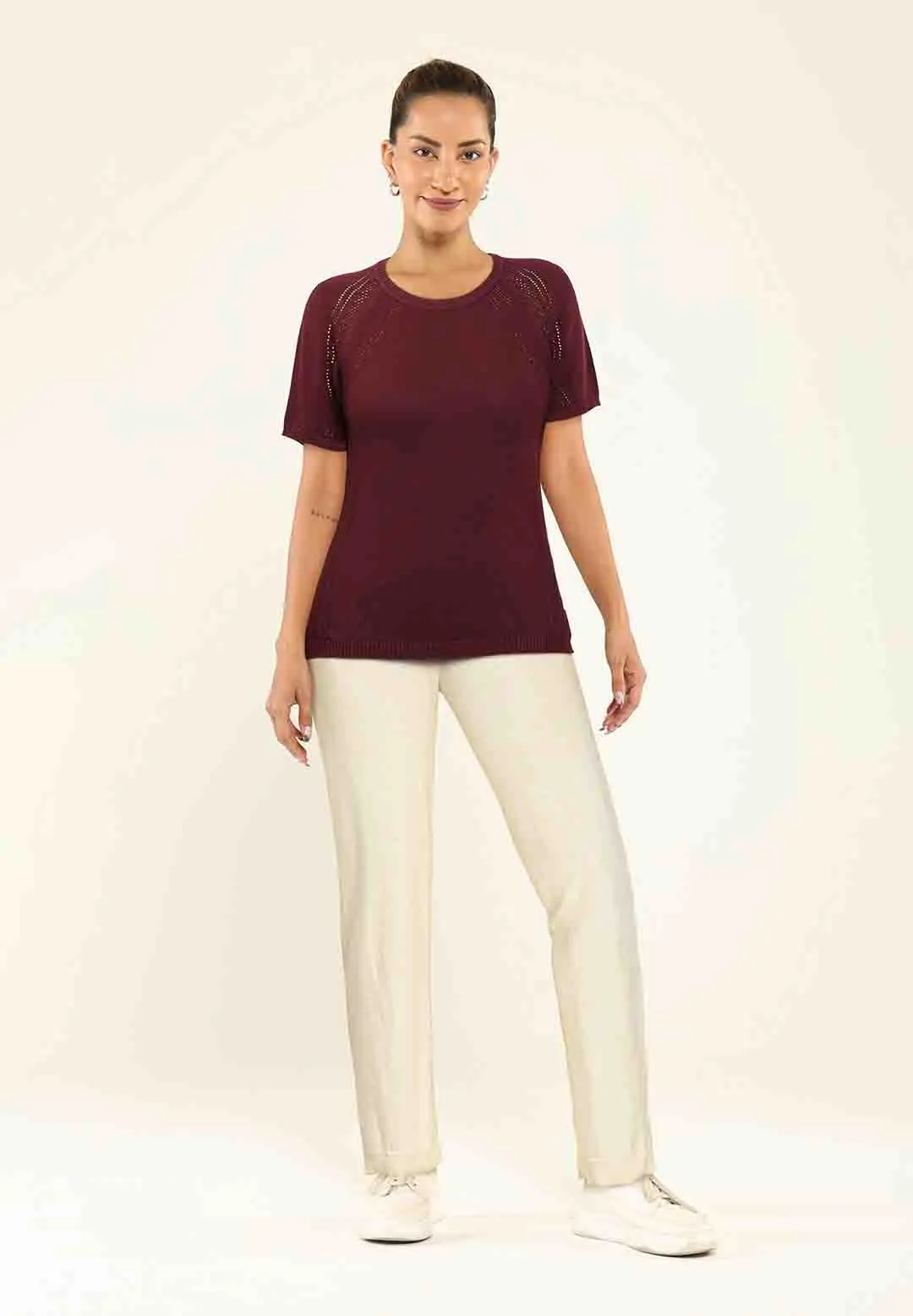 Move All Day Pointelle Top