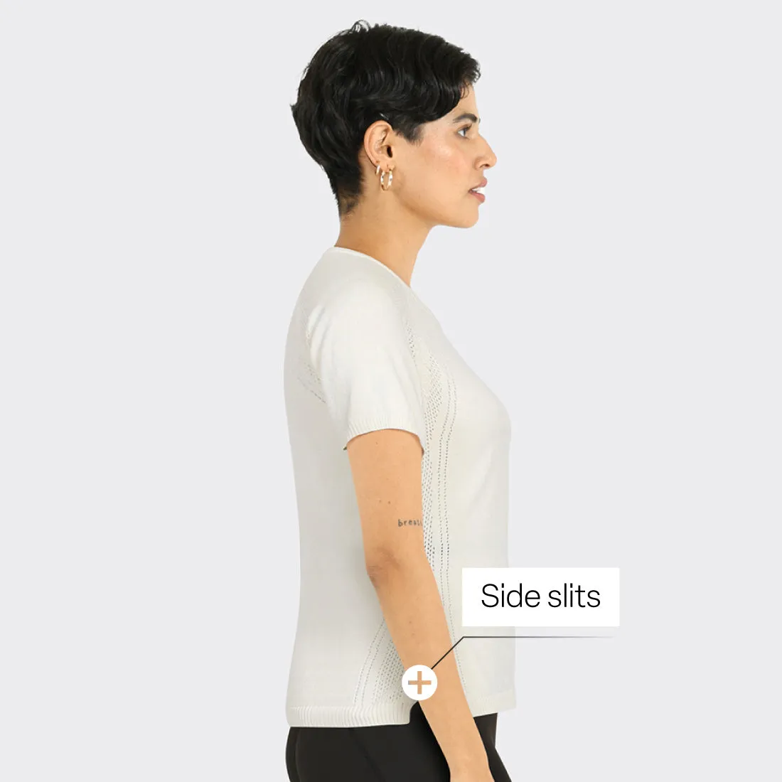 Move All Day Pointelle Top