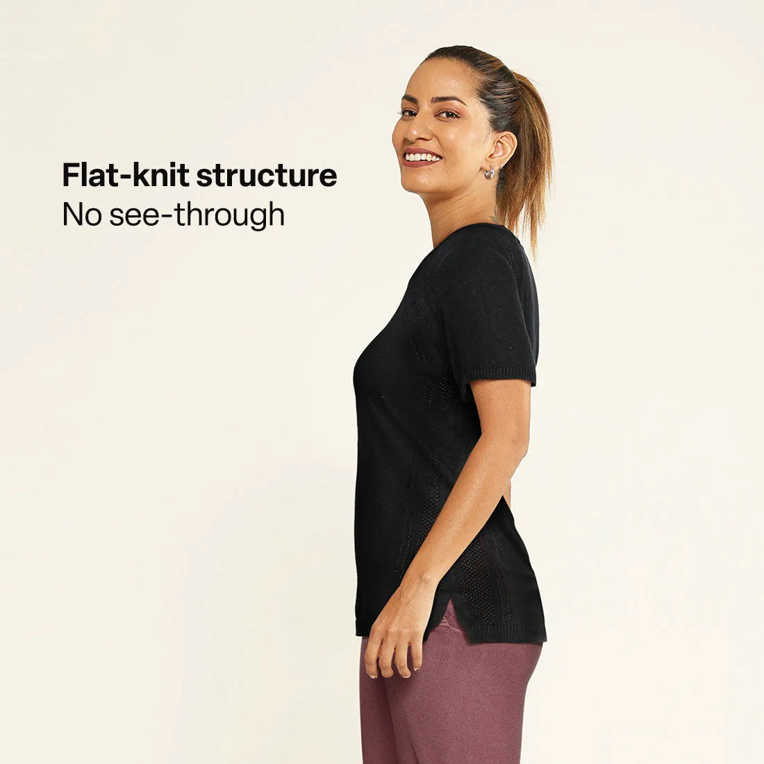 Move All Day Pointelle Top