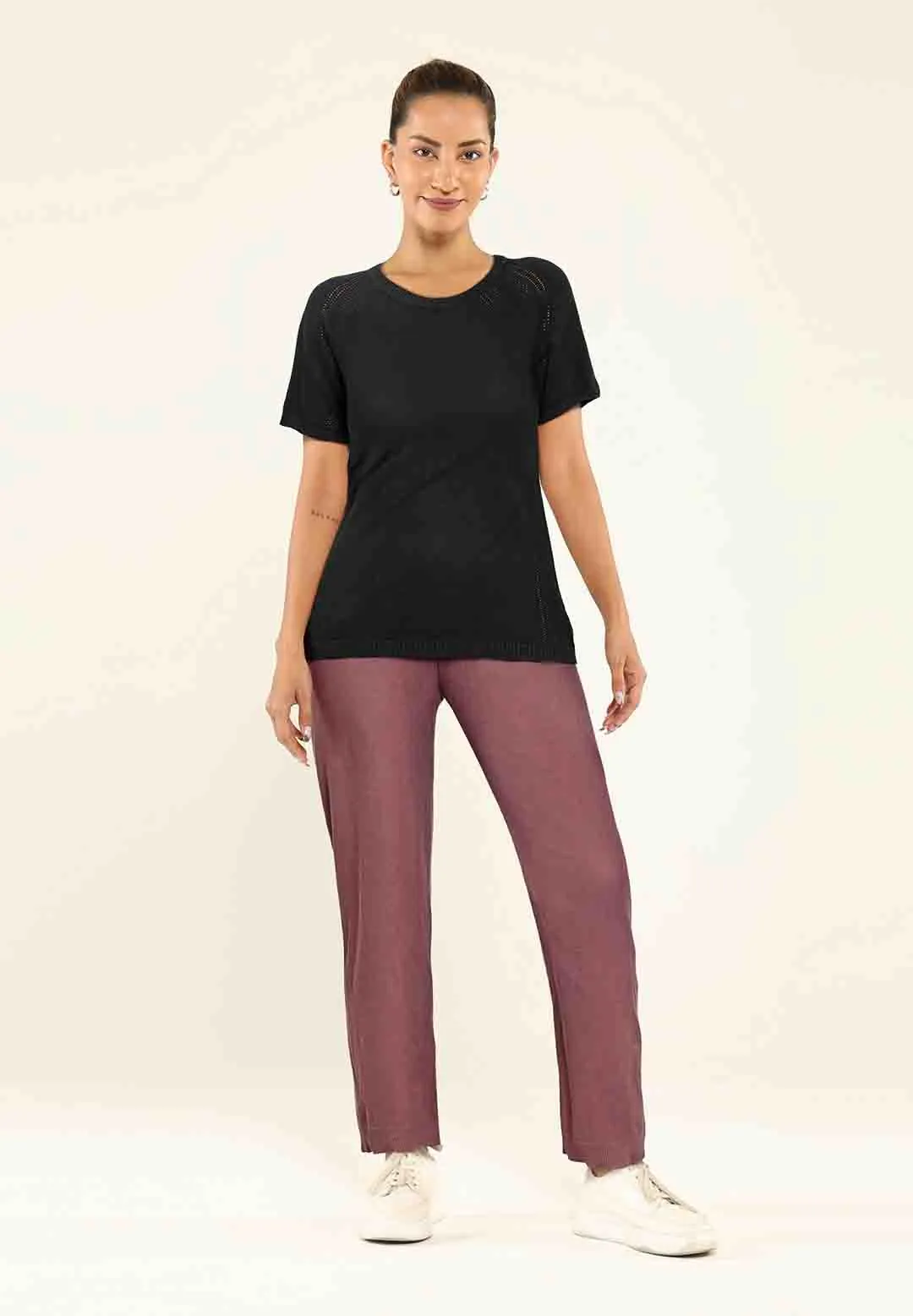 Move All Day Pointelle Top