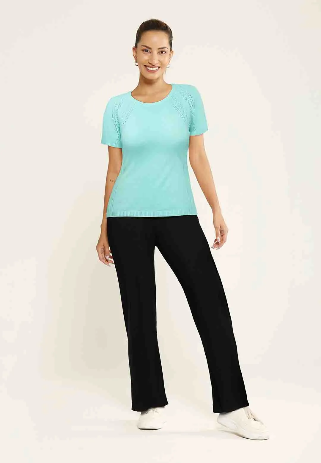 Move All Day Pointelle Top