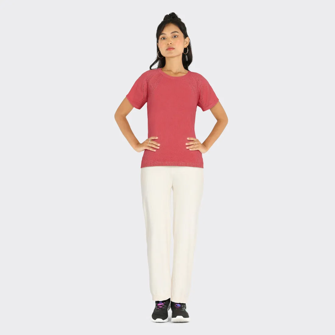 Move All Day Pointelle Top