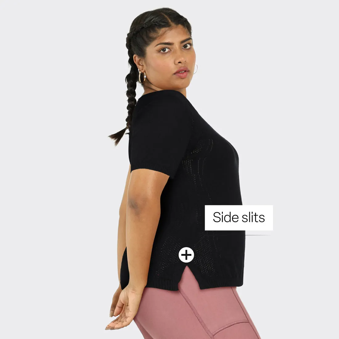 Move All Day Pointelle Top