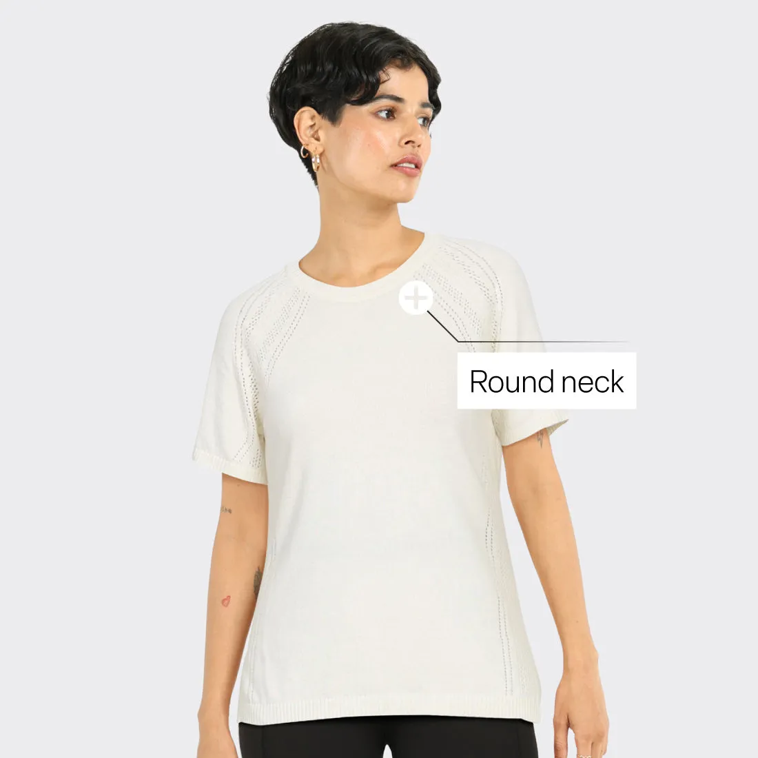 Move All Day Pointelle Top