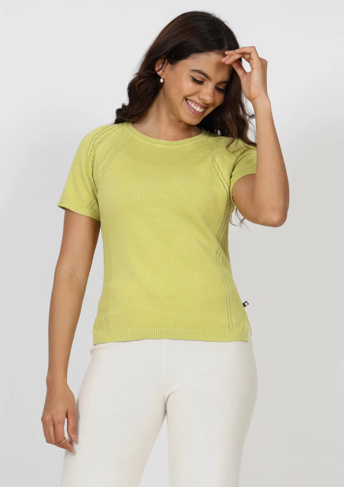 Move All Day Pointelle Top