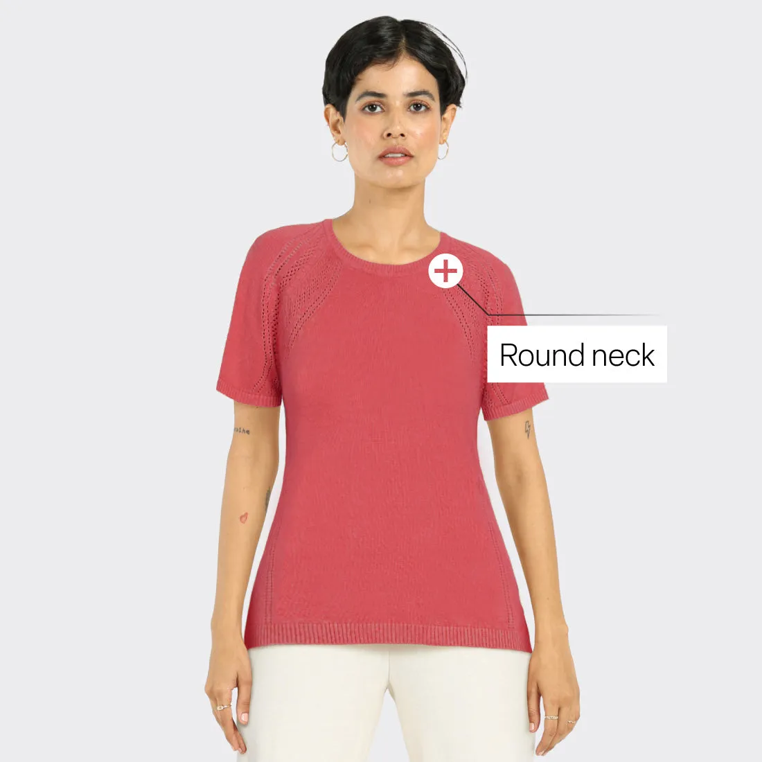 Move All Day Pointelle Top