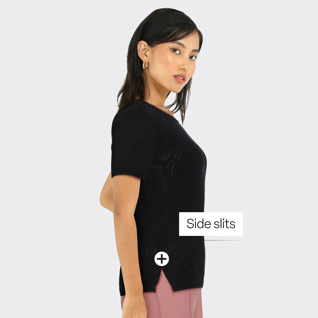 Move All Day Pointelle Top
