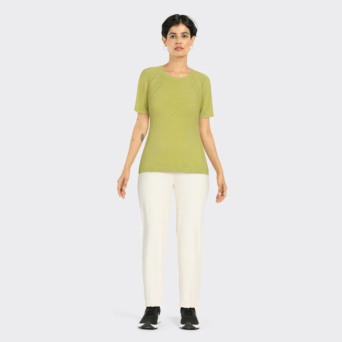 Move All Day Pointelle Top