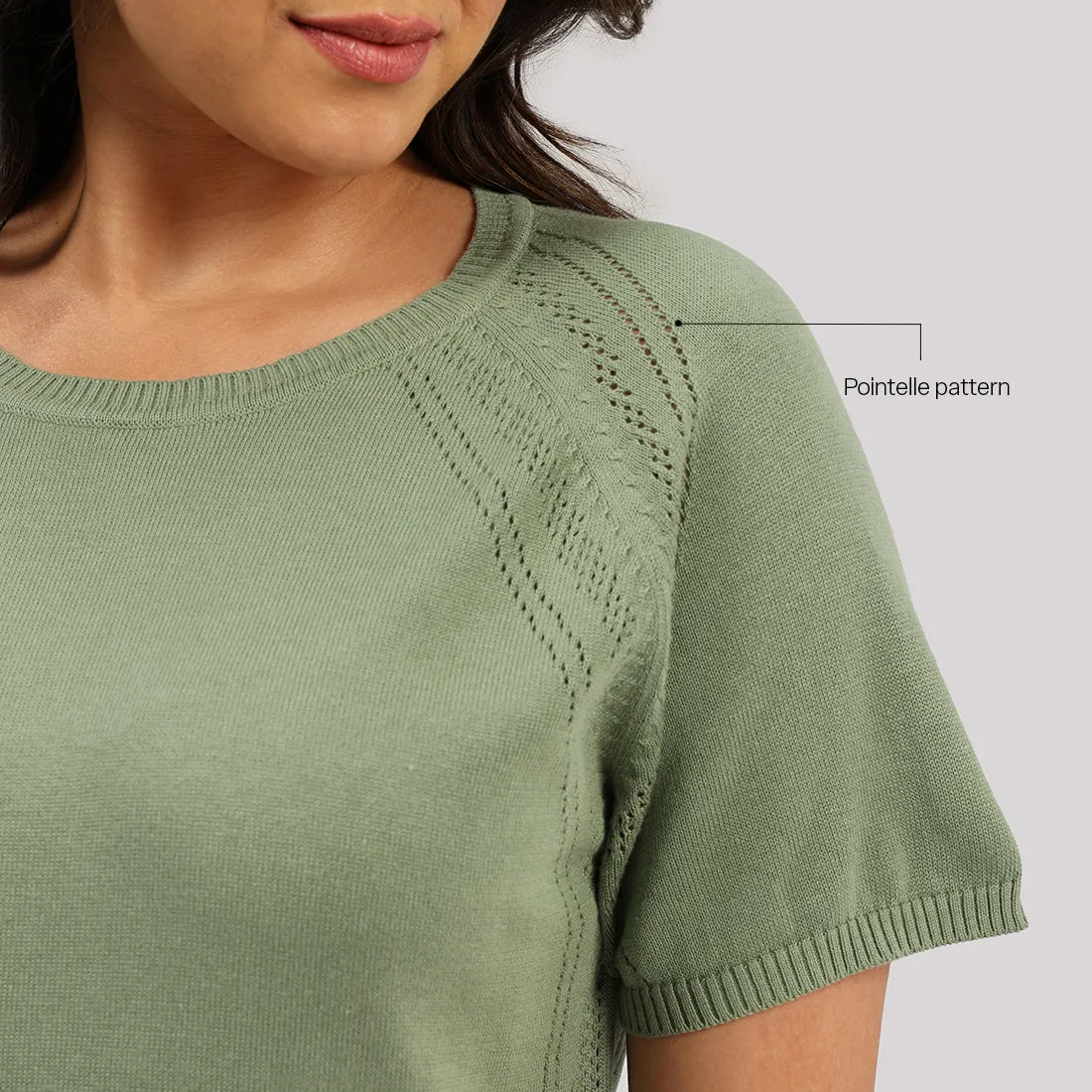 Move All Day Pointelle Top