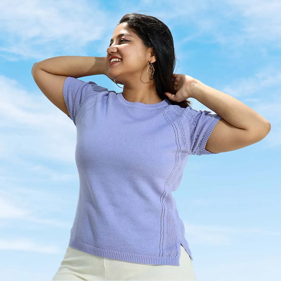 Move All Day Pointelle Top