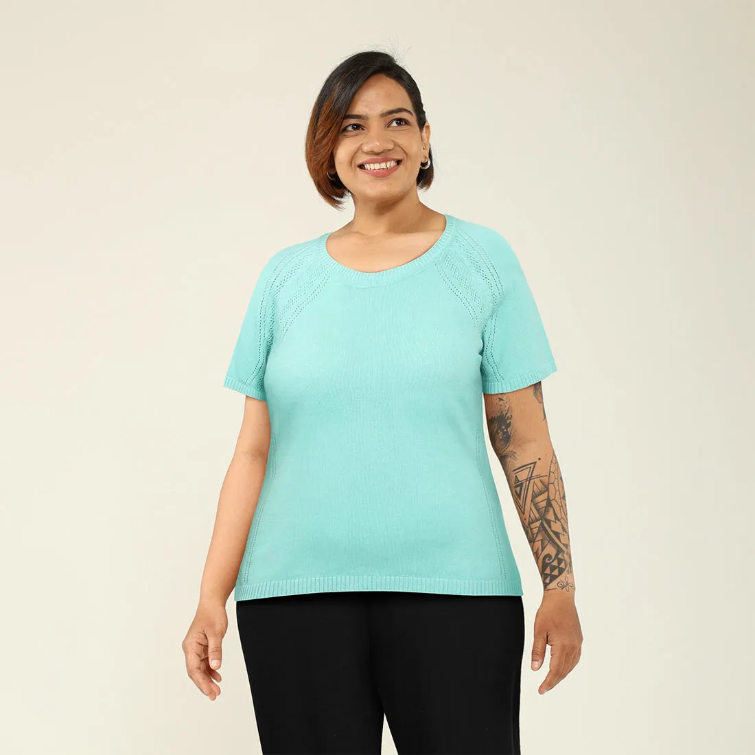 Move All Day Pointelle Top