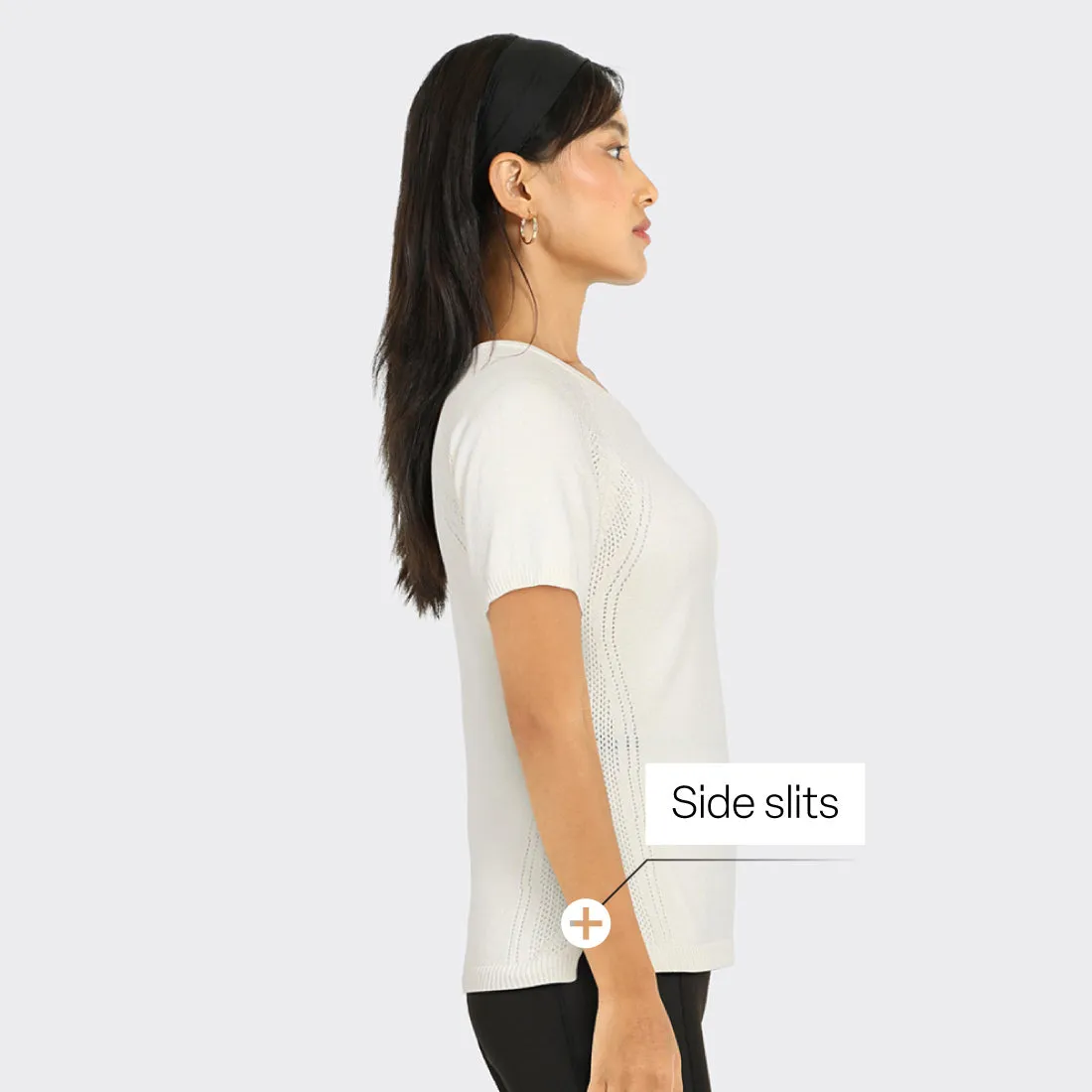 Move All Day Pointelle Top