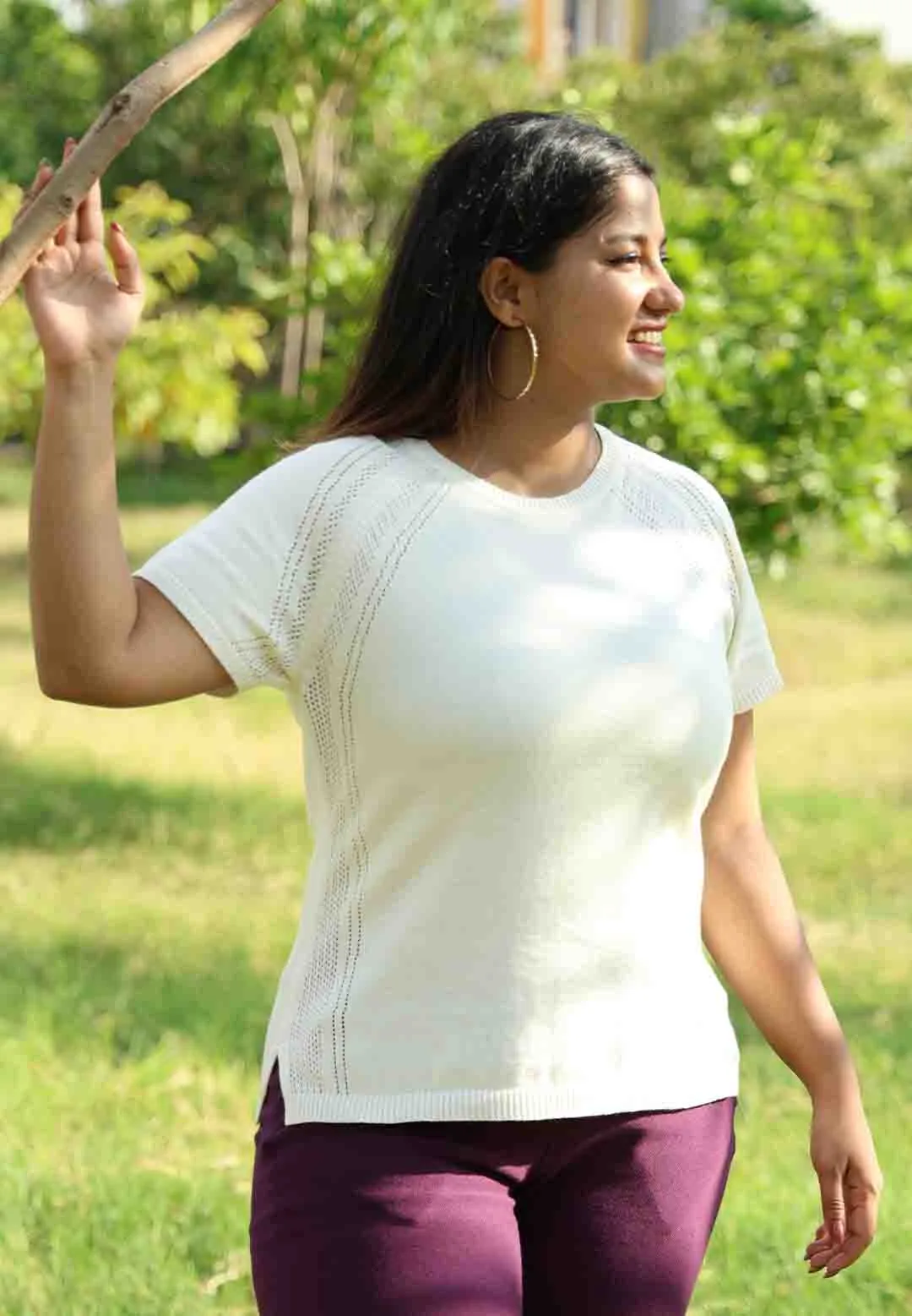 Move All Day Pointelle Top