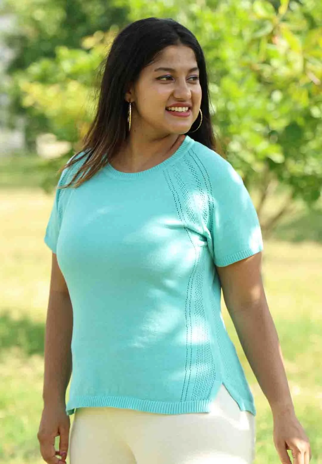 Move All Day Pointelle Top