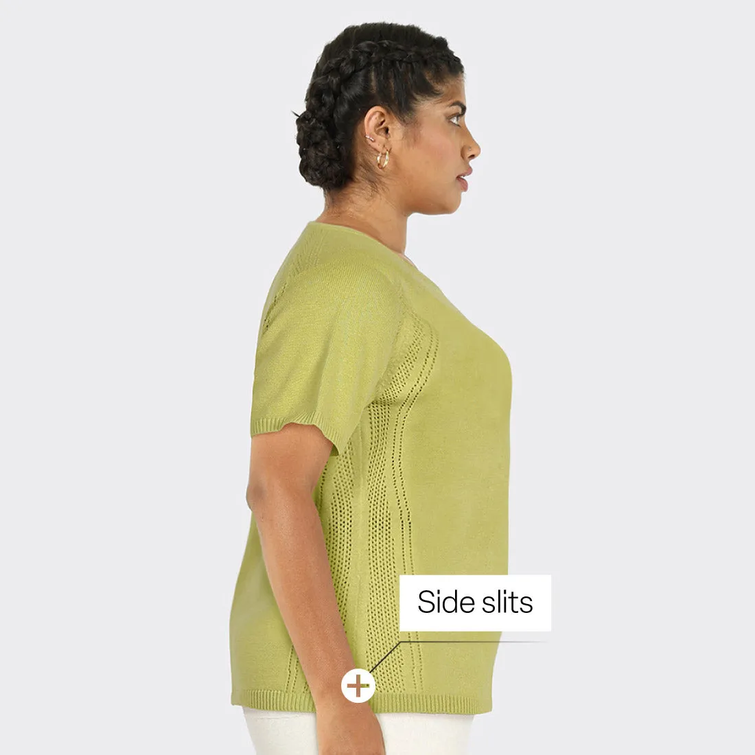 Move All Day Pointelle Top