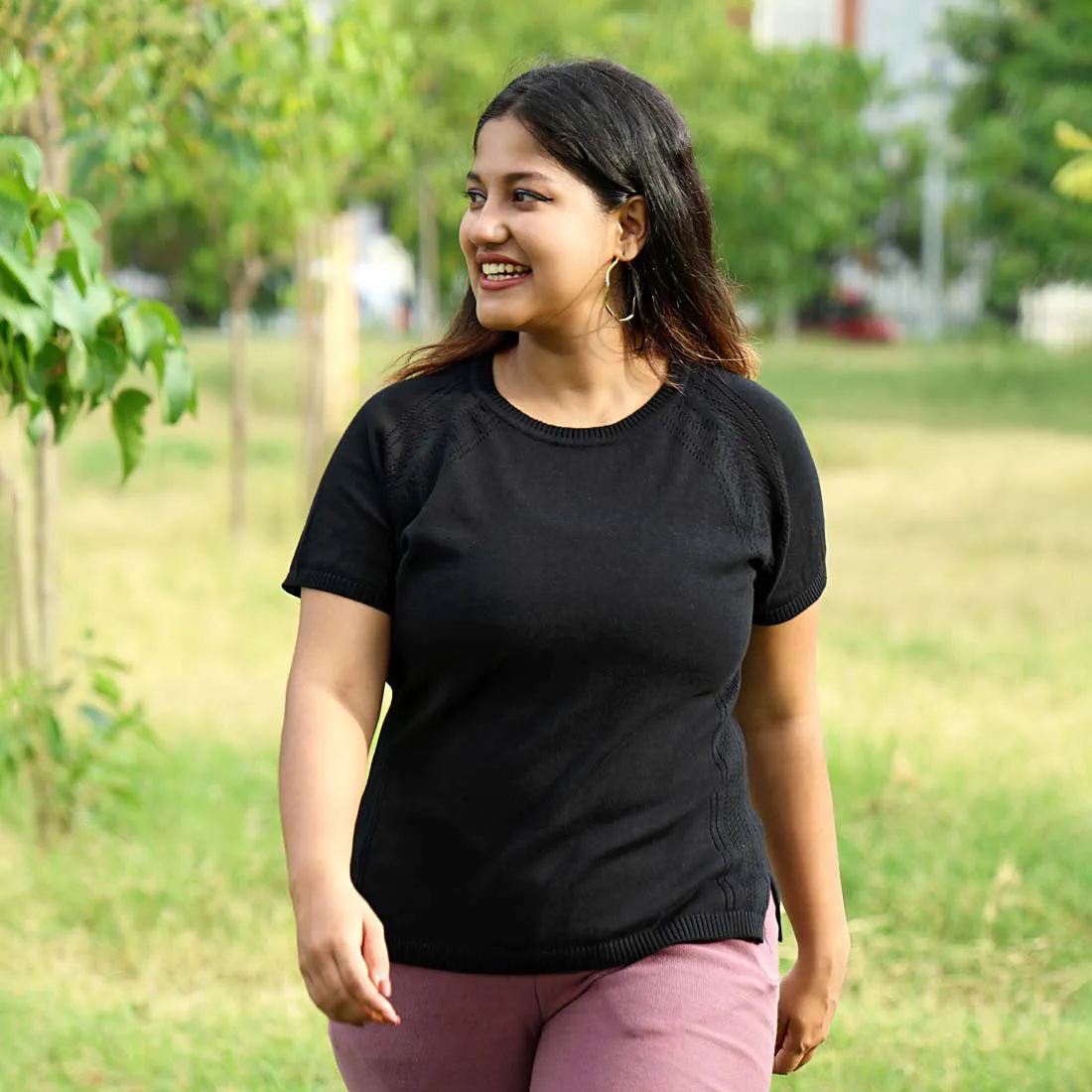 Move All Day Pointelle Top