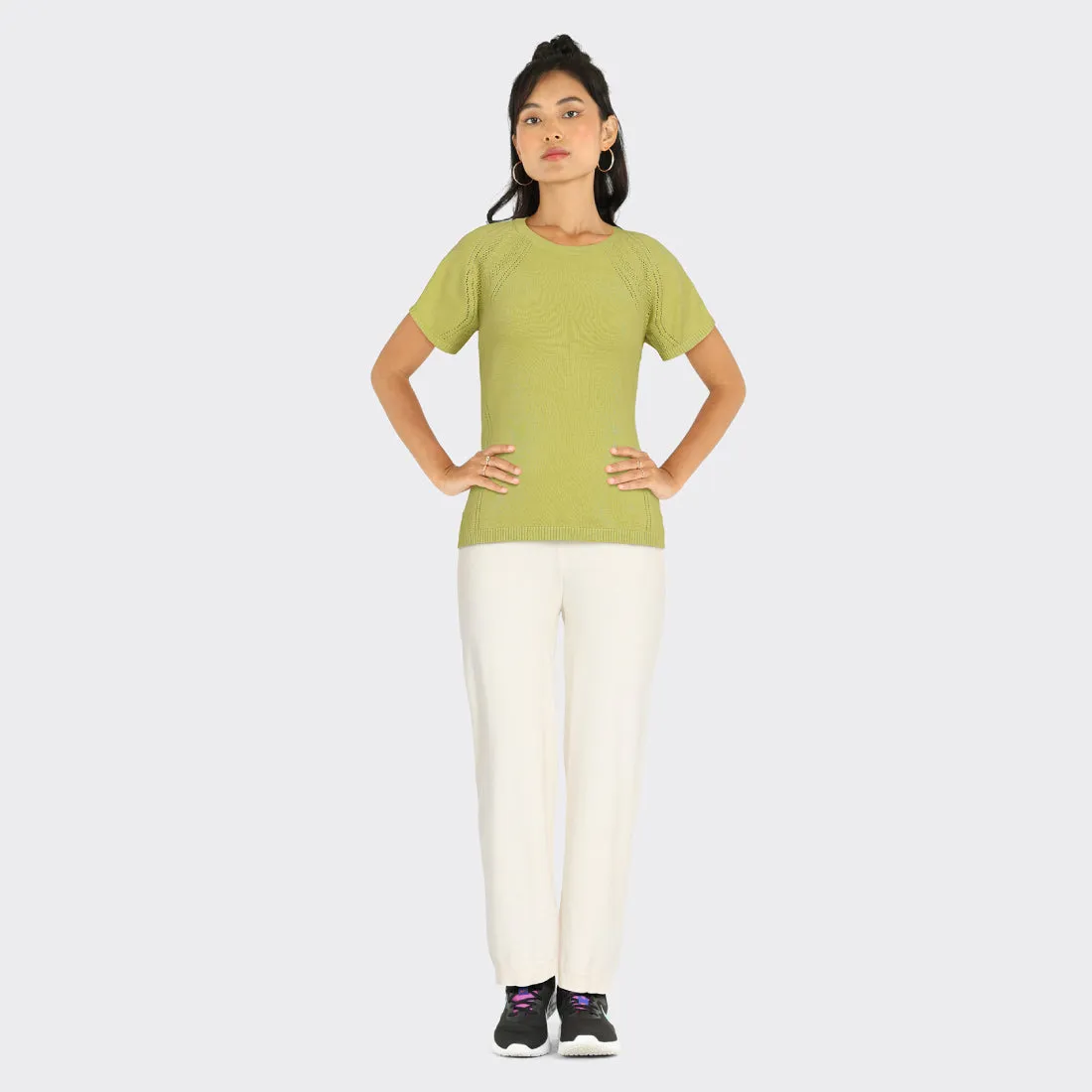 Move All Day Pointelle Top