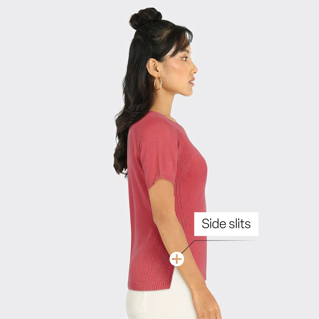 Move All Day Pointelle Top