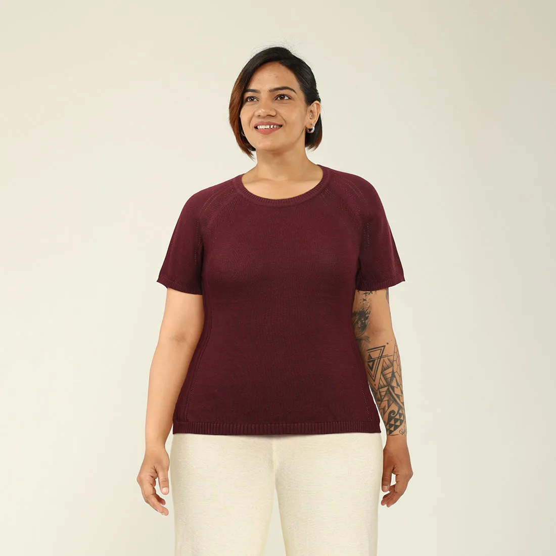 Move All Day Pointelle Top