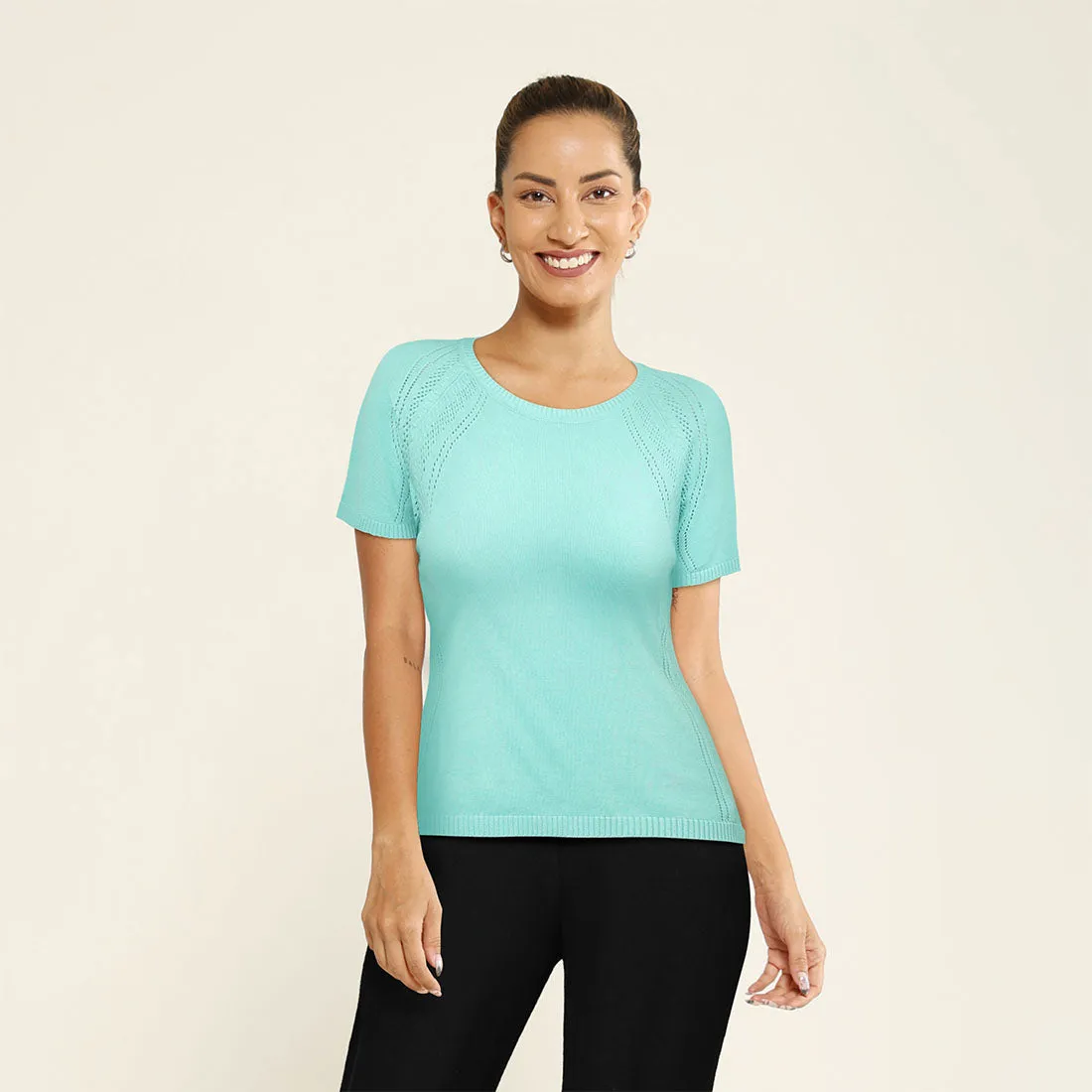 Move All Day Pointelle Top