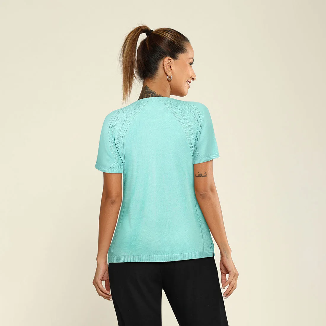 Move All Day Pointelle Top