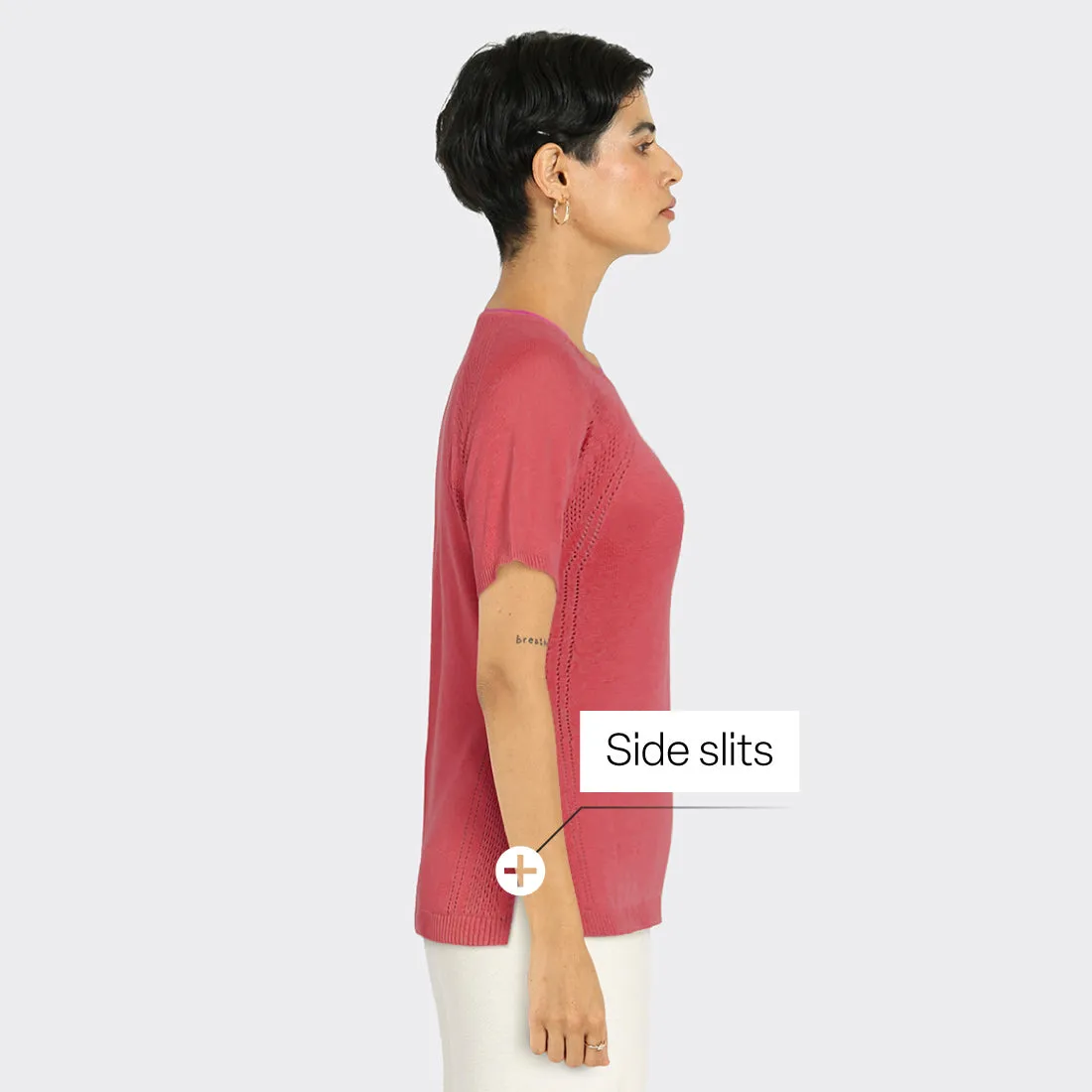 Move All Day Pointelle Top