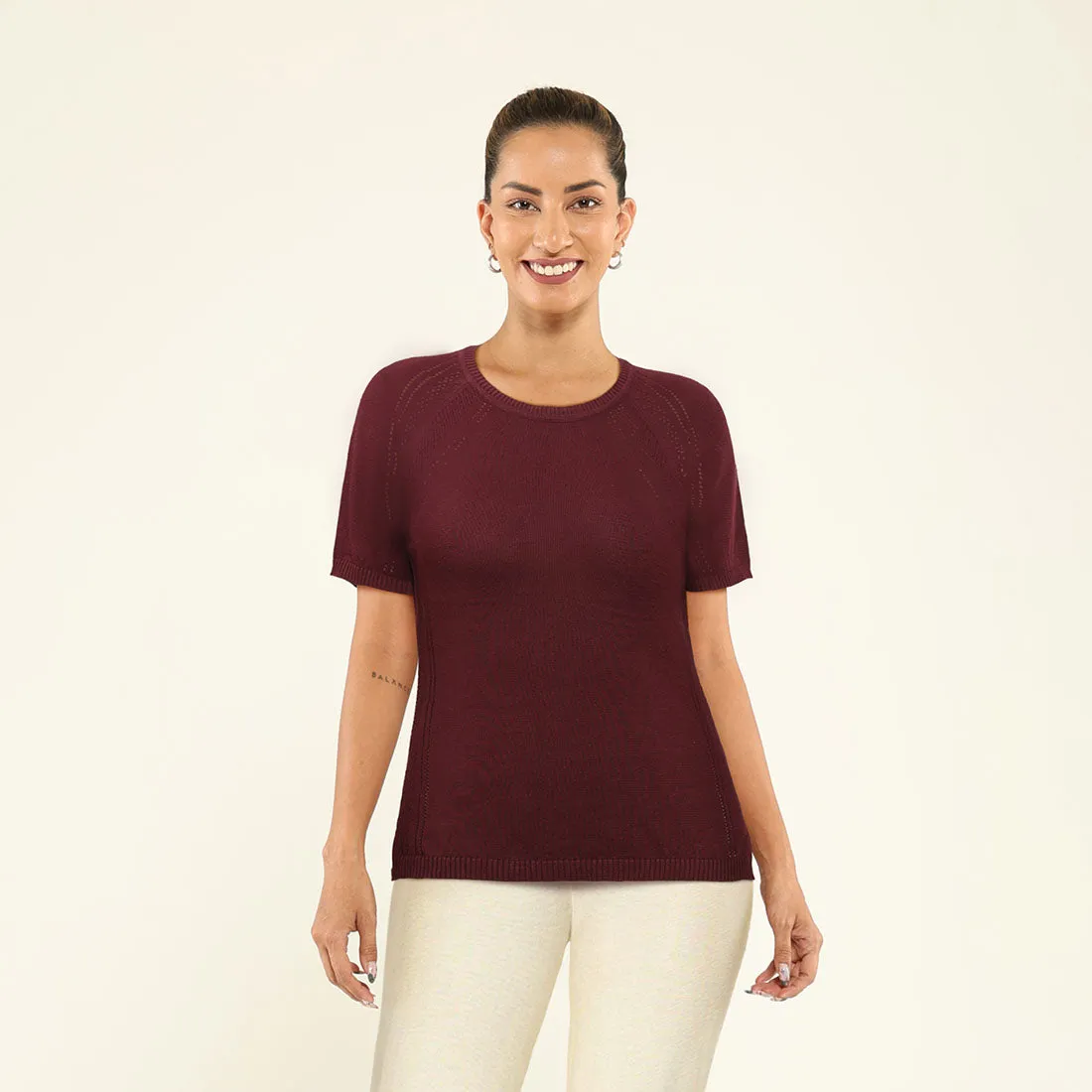 Move All Day Pointelle Top