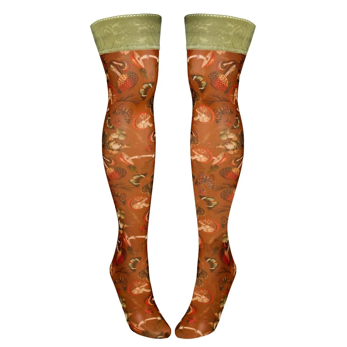 Mushroom Fairy Stay Up Stockings
