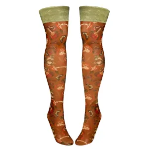 Mushroom Fairy Stay Up Stockings