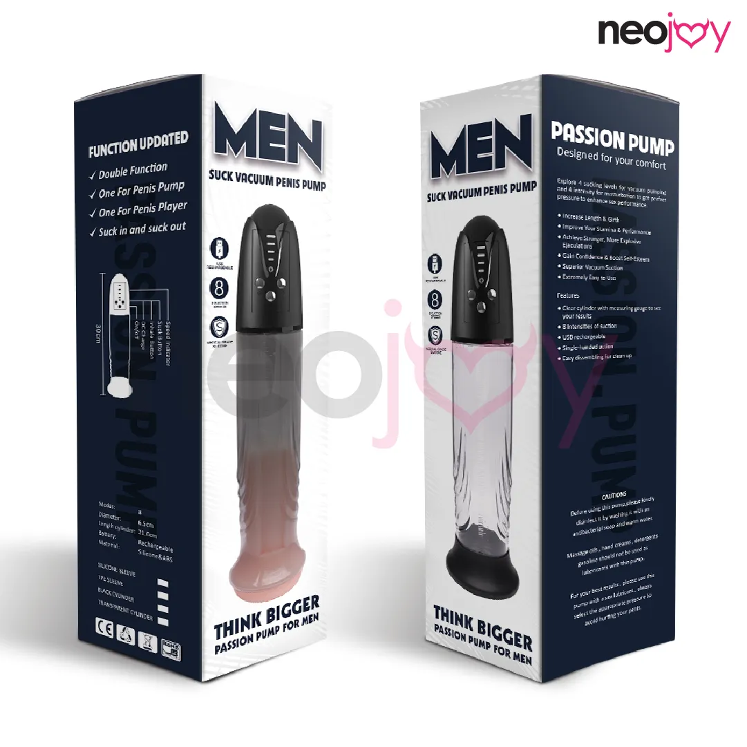 Neojoy Electric Male Penis Pump With Flesh Sleeve